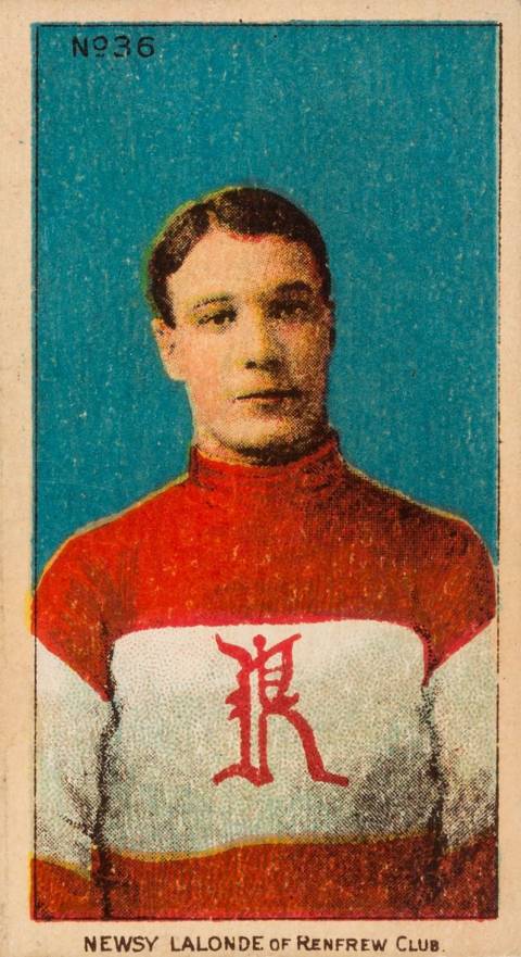 1910 Imperial Newsy LaLonde of Renfrew Club #36 Hockey Card