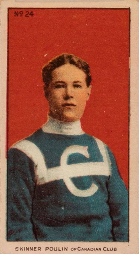 1910 Imperial Skinner Poulin of Canadian Club #24 Hockey Card