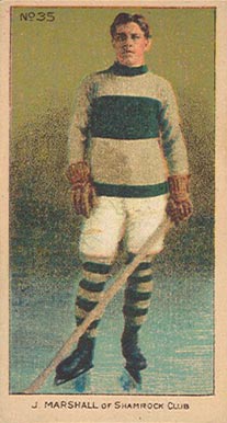 1910 Imperial J. Marshall of Shamrock Club #35 Hockey Card