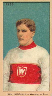 1910 Imperial Jack Marshall of Wanderers Club #33 Hockey Card
