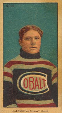 1910 Imperial Jim Jones of Cobalt Club #19 Hockey Card