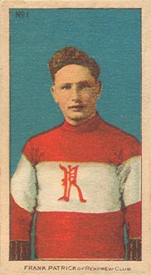 1910 Imperial Frank Patrick #1 Hockey Card