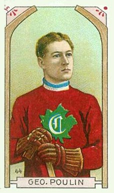 1911 Imperial Tobacco Co. Geo. Poulin #44 Hockey Card