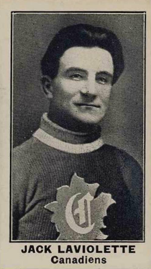 1912 C57 Jack Laviolette #46 Hockey Card