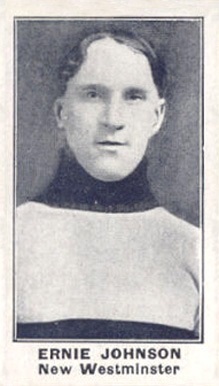 1912 C57 Ernie Johnson #25 Hockey Card