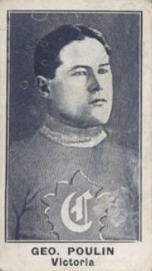 1912 C57 George Poulin #8 Hockey Card