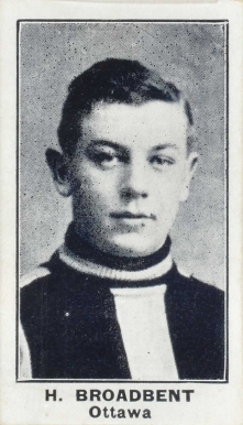 1912 C57 H. Broadbent, Ottawa #2 Hockey Card