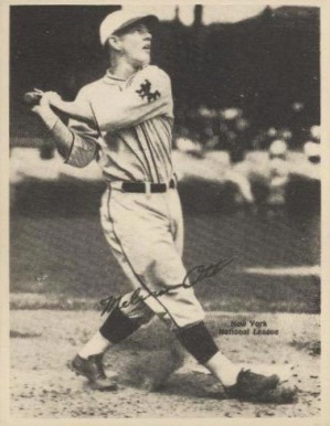 1929 Kashin Publications Melvin Ott # Baseball Card