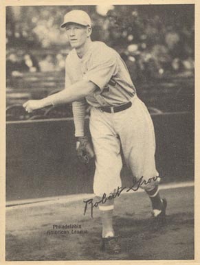 1929 Kashin Publications Robert Grove # Baseball Card