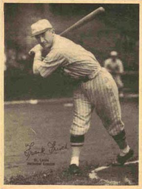1929 Kashin Publications Frank Frisch # Baseball Card