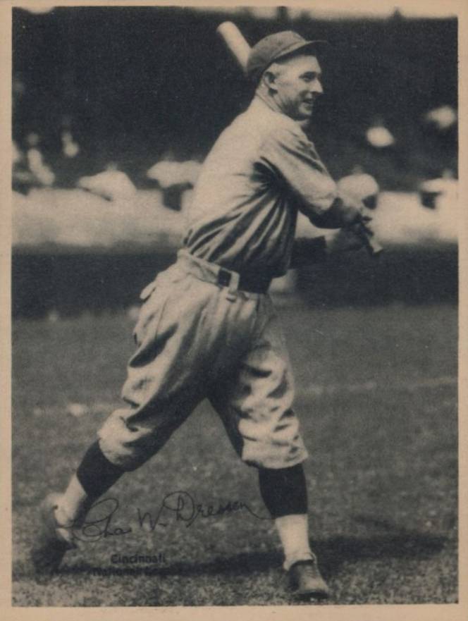 1929 Kashin Publications Chas. Dressen # Baseball Card