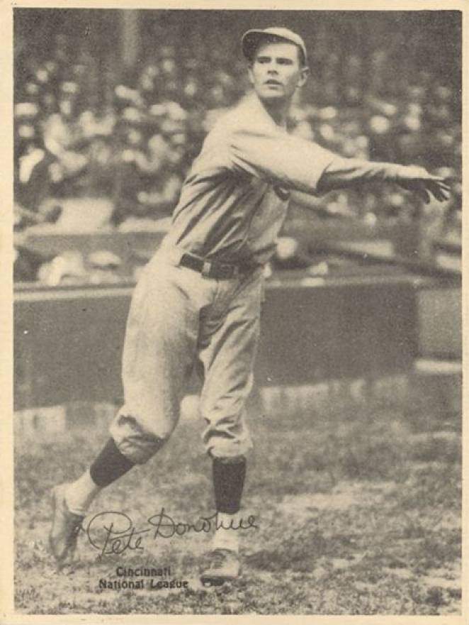1929 Kashin Publications Pete Donohue # Baseball Card