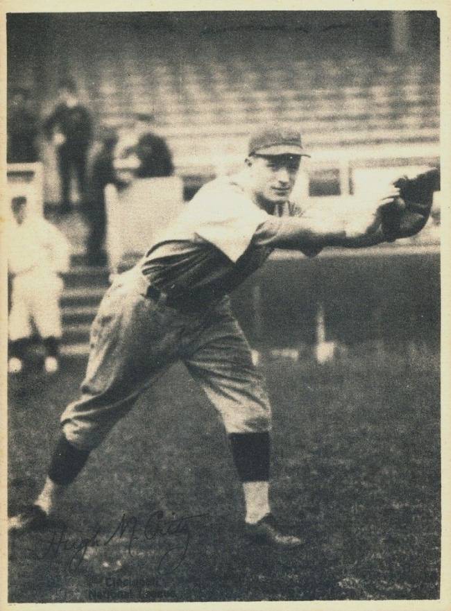 1929 Kashin Publications Hugh Critz # Baseball Card