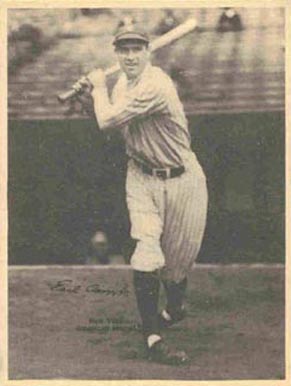 1929 Kashin Publications Earl Combs # Baseball Card