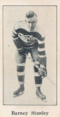 1923 Paulin's Candy Barney Stanley #30 Hockey Card