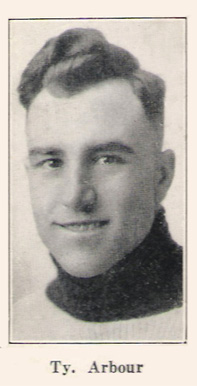 1923 Paulin's Candy Ty. Arbour #44 Hockey Card