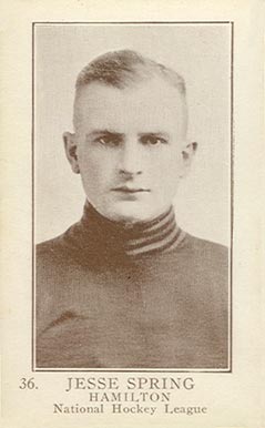 1923 William Patterson Jesse Spring #36 Hockey Card