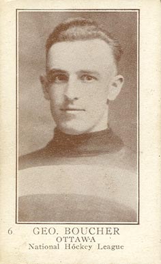 1923 William Patterson Geo. Boucher #6 Hockey Card