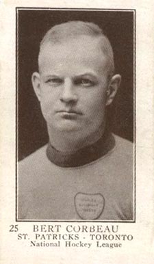 1923 William Patterson Bert Corbeau #25 Hockey Card