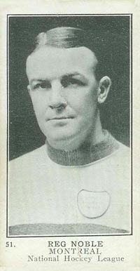 1924 William Patterson Reg Noble #51 Hockey Card