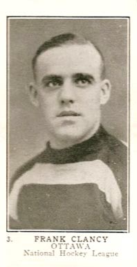 1924 William Patterson King Clancy #3 Hockey Card
