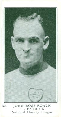 1924 William Patterson John Ross Roach #52 Hockey Card