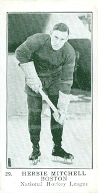 1924 William Patterson Herbie Mitchell #29 Hockey Card