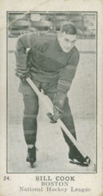 1924 William Patterson Bill Cook #24 Hockey Card
