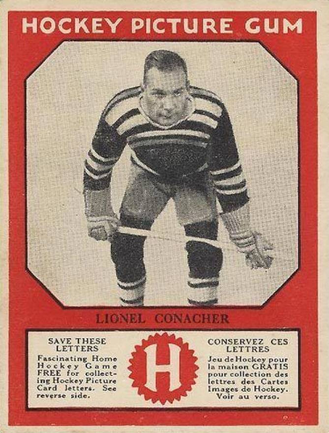 1933 Canadian Gum Lionel Conacher # Hockey Card