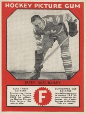 1933 Canadian Gum Ace Bailey # Hockey Card