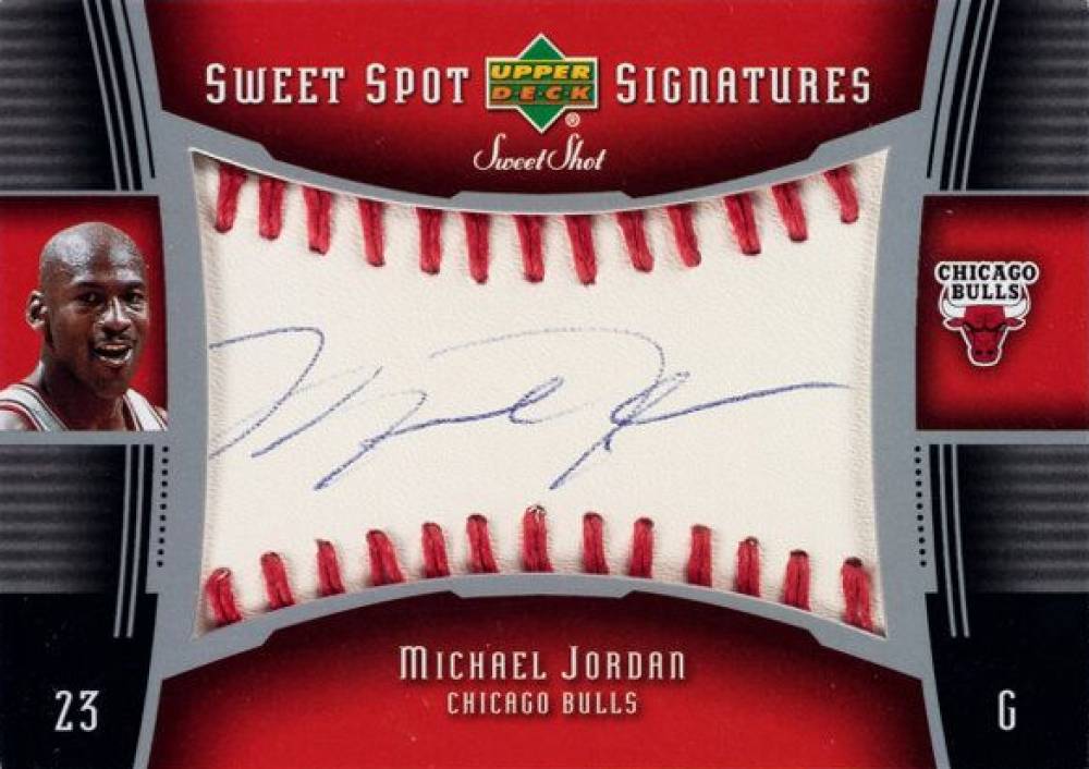2004 Upper Deck Sweet Shot Sweet Spot Signatures Michael Jordan #SSSMJ Basketball Card