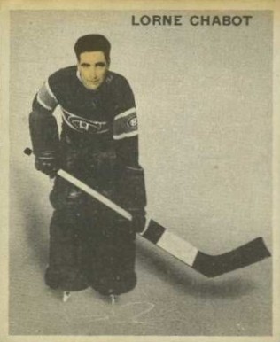 1933 World Wide Gum Ice Kings Lorne Chabot #71 Hockey Card