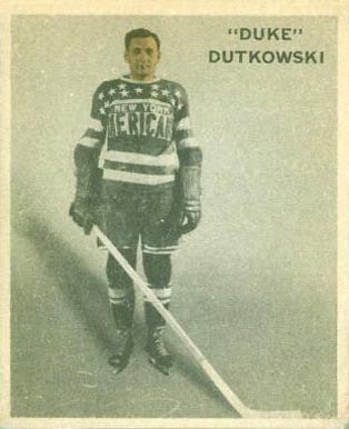 1933 World Wide Gum Ice Kings Duke Dutkowski #56 Hockey Card