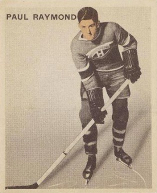 1933 World Wide Gum Ice Kings Paul Raymond #18 Hockey Card