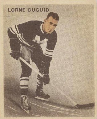 1933 World Wide Gum Ice Kings Lorne Duguid #52 Hockey Card
