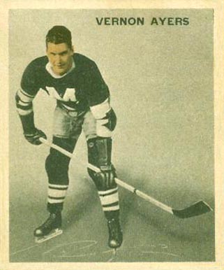 1933 World Wide Gum Ice Kings Vernon Ayers #51 Hockey Card