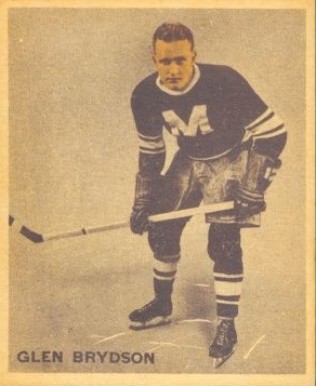 1933 World Wide Gum Ice Kings Glen Brydson #39 Hockey Card