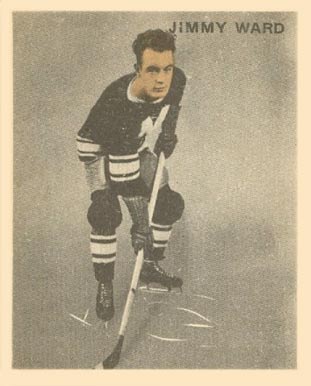 1933 World Wide Gum Ice Kings Jimmy Ward #37 Hockey Card