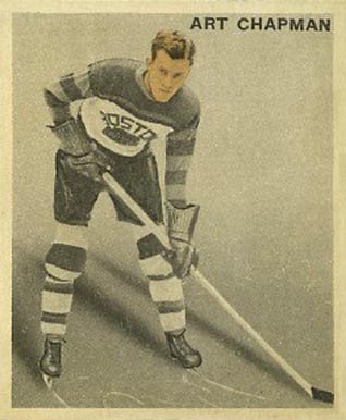 1933 World Wide Gum Ice Kings Art Chapman #32 Hockey Card