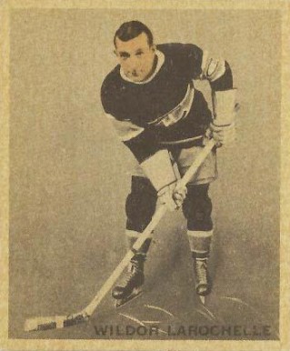 1933 World Wide Gum Ice Kings Wildor Larochelle #28 Hockey Card