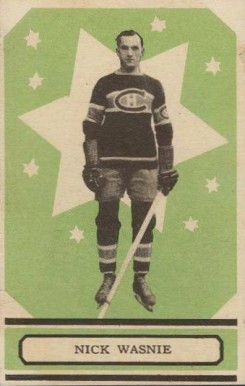 1933 O-Pee-Chee Nick Wasnie #47 Hockey Card