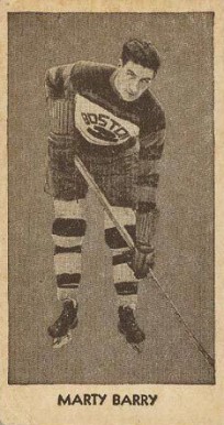1933 V129 Anonymous Marty Barry #38 Hockey Card