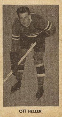 1933 V129 Anonymous Ott Heller #34 Hockey Card