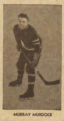 1933 V129 Anonymous Murray Murdock #29 Hockey Card