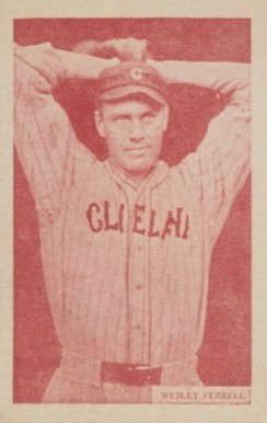 1933 Uncle Jacks Candy Wesley Ferrell # Baseball Card