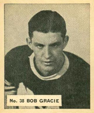 1937 World Wide Gum Bob Gracie #38 Hockey Card