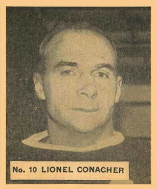 1937 World Wide Gum Lionel Conacher #10 Hockey Card