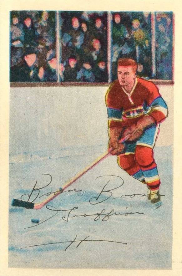 1952 Parkhurst Bernie Geoffrion #3 Hockey Card