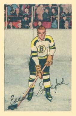 1952 Parkhurst Ed Sandford #69 Hockey Card