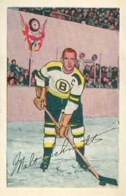 1952 Parkhurst Milt Schmidt #70 Hockey Card